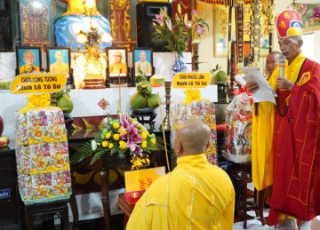 H.Châu Thành: Đạo tràng chùa Dân Hòa trang nghiêm tưởng niệm chư tiền bối Tổ sư