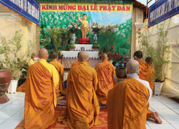 TX.Cai Lậy: Phật giáo thị xã khai mạc tuần lễ Phật đản PL.2564