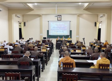 Tiền Giang: Ban Trị sự Phật giáo tỉnh họp triển khai kế hoạch tổ chức Đại lễ Phật Đản và An cư năm 2022