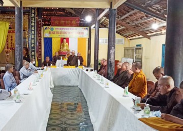 TX.Cai Lậy: Ban Trị sự họp lệ tháng 3 năm Tân Sửu - triển khai công tác Phật sự