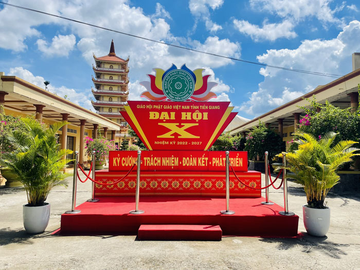 Tiền Giang: Chùm ảnh công tác chuẩn bị Đại hội Đại biểu Phật giáo tỉnh Tiền Giang lần thứ X tại chùa Vĩnh Tràng