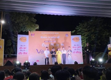 Đêm chung kết văn nghệ tại Khóa tu Mùa hè “Đạo Phật với Tuổi trẻ” năm 2022