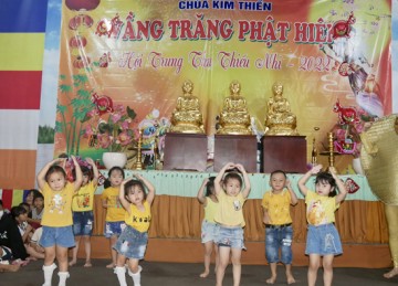 H.Tân Phú Đông: chùa Kim Thiền tổ chức “Vầng Trăng Phật Hiện” hội trung thu thiếu nhi năm 2022