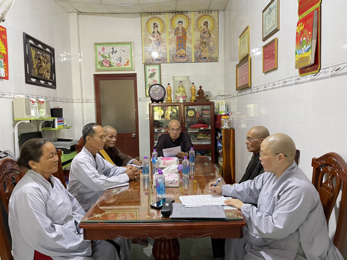 H.Tân Phú Đông: Ban Trị sự Phật giáo họp lệ tháng 9 năm 2022  