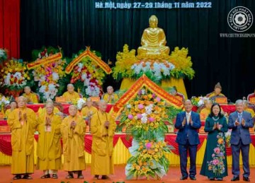Hà Nội: Trọng thể Khai mạc Đại hội Đại biểu Phật giáo toàn quốc lần thứ IX