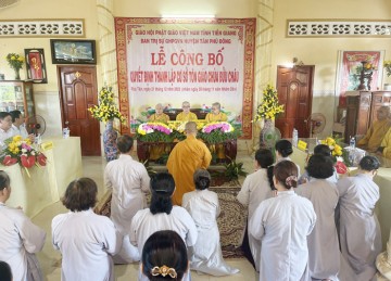 H.Tân Phú Đông: Lễ Công bố Quyết định thành lập chùa Bửu Châu