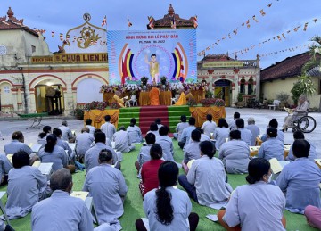 H.Gò Công Đông: Ban Trị sự Phật giáo Khai kinh - mở đầu Tuần lễ Phật Đản năm 2022
