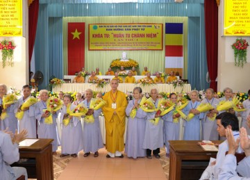 Tiền Giang: Bế mạc Khóa “Huân tu Chánh niệm” lần thứ nhất năm 2023 tại chùa Vĩnh Tràng