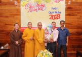Tiền Giang: Ban Giám hiệu Trường Trung cấp Phật học chúc Tết đến lãnh đạo các ban ngành tỉnh Tiền Giang và TP.Mỹ Tho