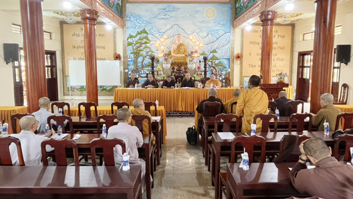 Tiền Giang: Ban Hoằng pháp Phật giáo tỉnh họp mặt triển khai một số hoạt động đầu năm Quý Mão