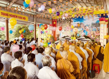 H.Chợ Gạo: Ban Trị sự hân hoan Kính mừng Đại lễ Phật Đản PL.2566 