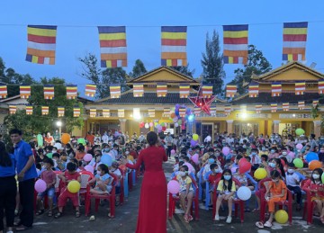H.Châu Thành: Ban Trị sự Phật giáo tổ chức Vui hội Trăng rằm – tặng 500 phần quà đến Thiếu nhi