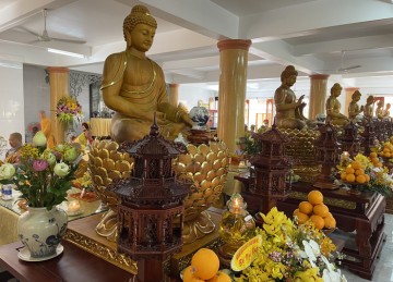 H.Châu Thành: Chùa Nam An tổ chức Pháp hội Dược Sư cầu quốc thới dân an và đảo bệnh cho Phật tử