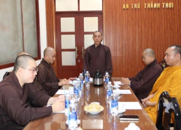 Tiền Giang: Thường trực Ban Hướng dẫn Phật tử Phật giáo tỉnh họp đầu năm Quý Mão