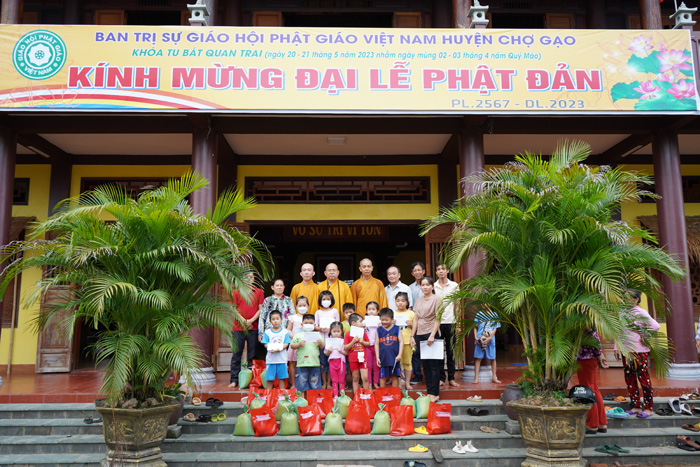 H.Chợ Gạo: Các hoạt động trong ngày cuối Khóa tu hướng về Kính mừng Đại lễ Phật đản sanh năm 2023 do Ban Trị sự Phật giáo huyện tổ chức