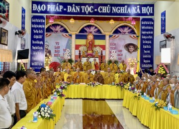 H.Tân Phú Đông: Tổ đình Linh Bửu trang nghiêm tổ chức lễ Vu lan và An vị Tôn tượng Bồ Tát Quán Thế Âm