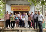 Tiền Giang: Phân ban Ni giới bàn giao bốn căn nhà đại Đoàn kết hướng về chào mừng Đại hội Đại biểu Phật giáo toàn quốc lần thứ IX