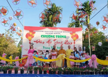 H.Tân Phước: Đêm hội Trăng rằm năm 2022 tại chùa Linh Phước (Phật Đá)