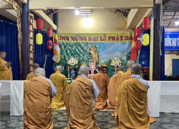 TX.Cai Lậy: Ban Trị sự GHPGVN thị xã khai mạc tuần lễ Phật đản PL.2566