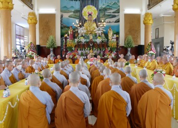 Tiền Giang: Đại lễ Vu lan – Tạ pháp – Dâng Ca-sa tại Trường hạ Phổ Đức mùa Hạ Phật lịch 2566