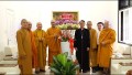 Tiền Giang[Video]: Thường trực Ban Trị sự Phật giáo tỉnh Chúc mừng lễ Giáng sinh năm 2022