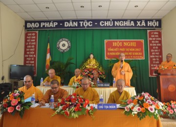 H. Chợ Gạo: Hội Nghị Tổng Kết Phật Sự Năm 2017