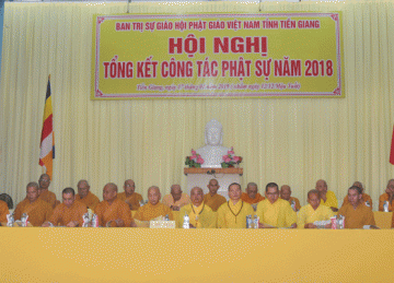 Tiền Giang: Hội Nghị Tổng Kết Công Tác Phật Sự Năm 2018