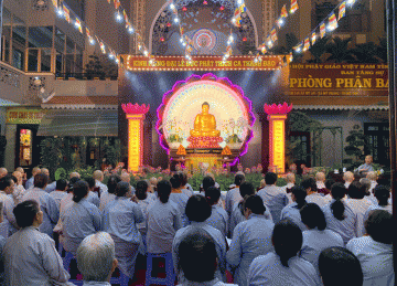 TP.Mỹ Tho: Các hoạt động kính mừng Đại lễ Phật Thành Đạo tại chùa Tịnh Nghiêm