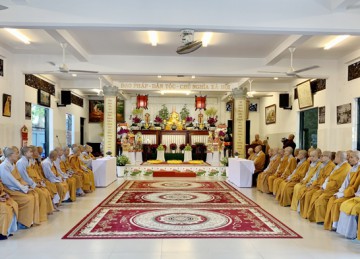 Tiền Giang: Phân ban Ni giới tỉnh tổ chức lễ Tưởng niệm Thánh tổ Ni Đại Ái Đạo và triển khai các hoạt động Phật sự năm 2021