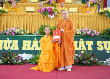 H.Gò Công Đông: Lễ Công bố Quyết định Bổ nhiệm Trụ trì chùa Phước Quang