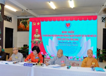 Tiền Giang: Đại hội Chi hội bảo trợ BNN, NKT & TMC Phật giáo tỉnh nhiệm kỳ 2023-2025