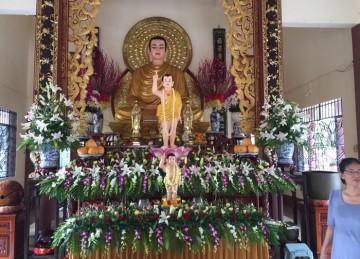 H.Cai Lậy: Lễ Tắm Phật Tại Tổ Đình Phước Lâm