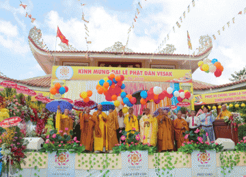 H. Cái Bè: Ban Trị Sự Tổ Chức Thành Công Đại Lễ Phật Đản PL.2563
