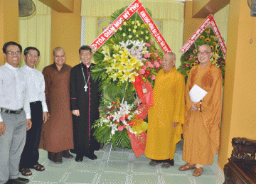Tiền Giang: Tòa Giám Mục Mỹ Tho Chúc Mừng Đại Lễ Phật Đản LHQ Vesak 2019
