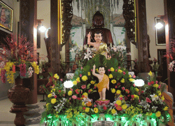 H.Cái Bè: Đại lễ Phật đản tại chùa Hội Phước năm 2020