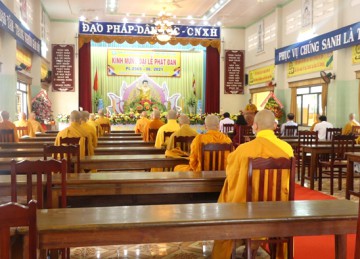 Tiền Giang: Ban Trị sự Phật giáo tỉnh trang nghiêm tổ chức Đại lễ Phật đản PL.2565