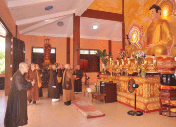 Tiền Giang: Thường trực Ban Trị sự Phật giáo tỉnh khảo sát các trú xứ chuẩn bị An cư Kiết hạ PL.2564