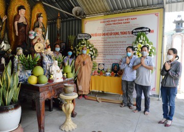 TP.Mỹ Tho: Chùa Trường Sanh tổ chức Cầu Siêu cho bệnh nhân đầu tiên tử vong do dịch bệnh Covid-19 tại Tiền Giang