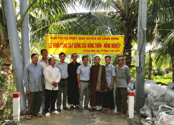 H.Gò Công Đông: Lễ Khởi công xây dựng cầu nông thôn tại xã Gia Thuận
