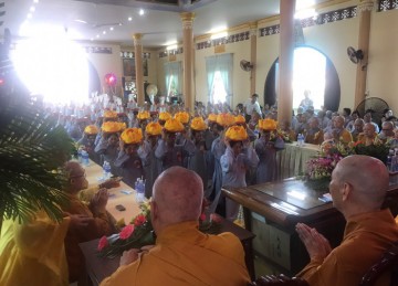 Tiền Giang: Lễ Vu Lan, Tạ Pháp, Dâng Casa Tại Trường Hạ Chùa Phật Ân