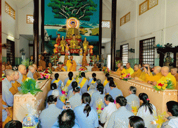 H.Châu Thành: Đại lễ Vu lan Báo hiếu PL.2563 về tại chùa Linh Thứu III