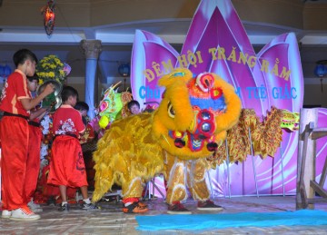 Huyện Tân Phước: BTS Tổ Chức Đêm Hội Trăng Rằm Cho Các Em Học Sinh Trường Tiểu Học TT. Mỹ Phước