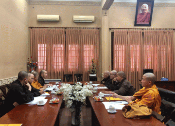 Tiền Giang: Phiên họp thảo luận cách thức cấp Văn bằng Tốt nghiệp và Thi tuyển Cao đẳng Phật học Liên thông