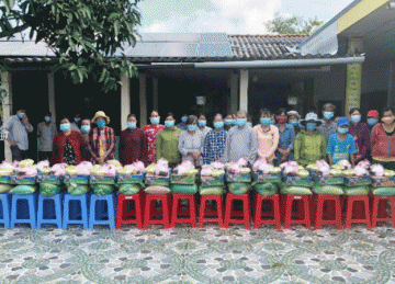 H.Chợ Gạo: Ấm áp nghĩa tình người nhân mùa Vu lan tại chùa Khai Minh