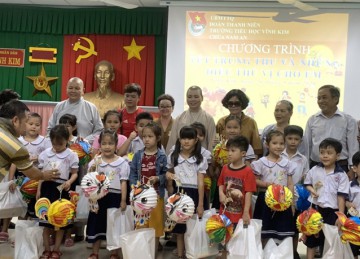 H.Châu Thành: Chương trình từ thiện mùa Trung Thu tại chùa Nam An