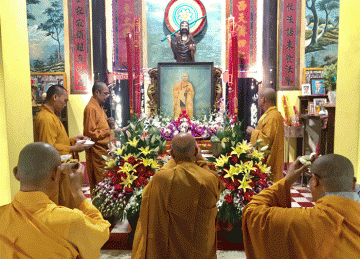 H.Gò Công Đông: Lễ Tưởng niệm lần thứ 19 cố Hòa thượng Thích Huyền Quý tại chùa Liên Hoa