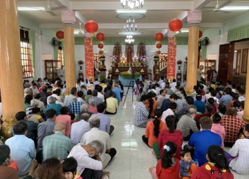 H.Châu Thành: Buổi thuyết pháp và tặng quà từ thiện tại chùa Nam An