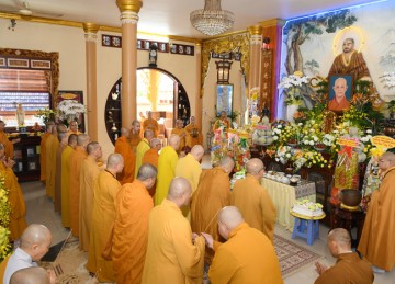 Tiền Giang: Trường Trung cấp Phật học trang nghiêm Tưởng niệm cố Hòa thượng Thích Hoằng Từ lần thứ 15