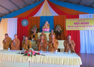 H. CÁI BÈ: Hội Nghị Tổng Kết Các Công Tác Phật Sự Năm 2015