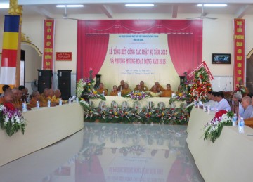H. Châu Thành: Hội Nghị Tổng Kết Các Công Tác Phật Sự Năm 2015